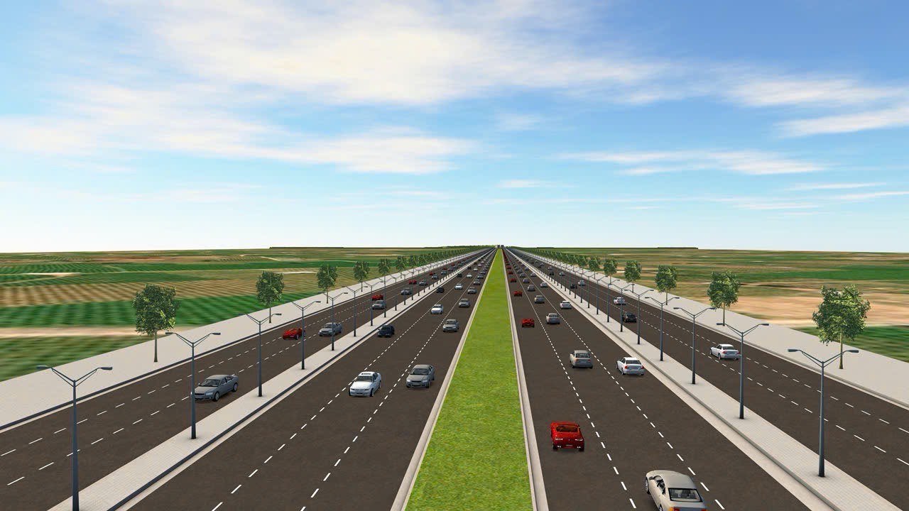 Phoi canh Du an duong tu nga tu Le Duan - Truong Chinh den nut giao voi cao toc Vinh Hao - Phan Thiet. Anh: Pham Duy