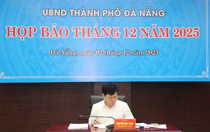 Da Nang held a press conference to provide comprehensive information on the city's socio-economic situation. Photo: Nguyen Linh