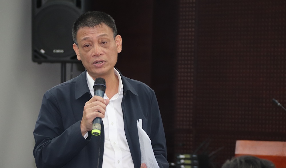 Ong Nguyen Ha Nam, Giam doc So Xay dung TP Da Nang. Anh: Nguyen Linh