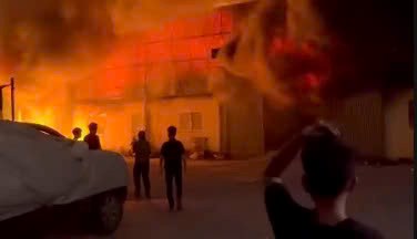 Nhà xưởng lắp ráp nồi cơm điện tại Hưng Yên bốc cháy dữ dội