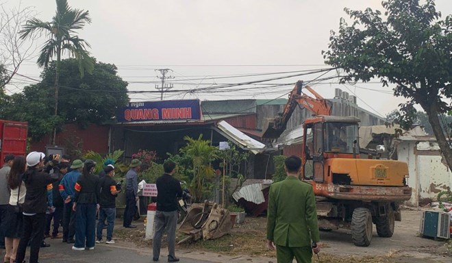 Tiếp tục cưỡng chế thu hồi đất thực hiện dự án đường Vành đai 2 ở Hải Phòng