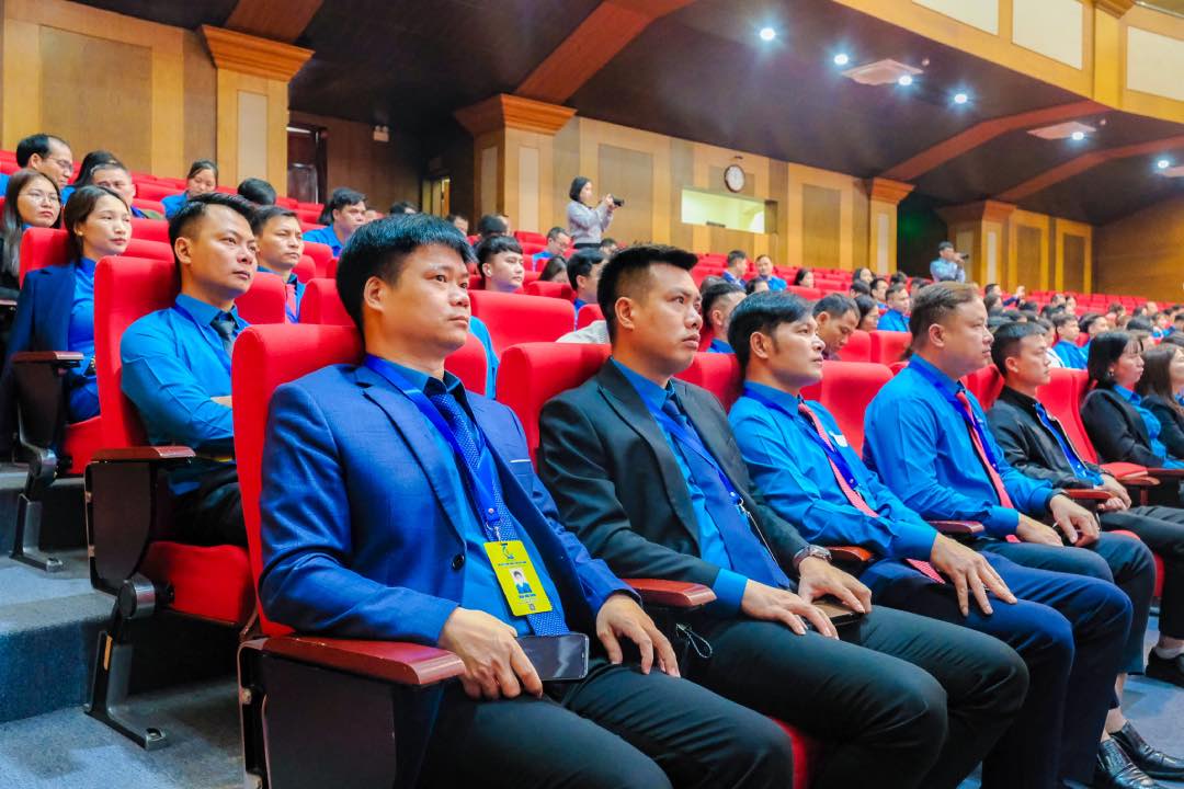 Cac dai bieu tham du dai hoi. Anh: Bao Han 