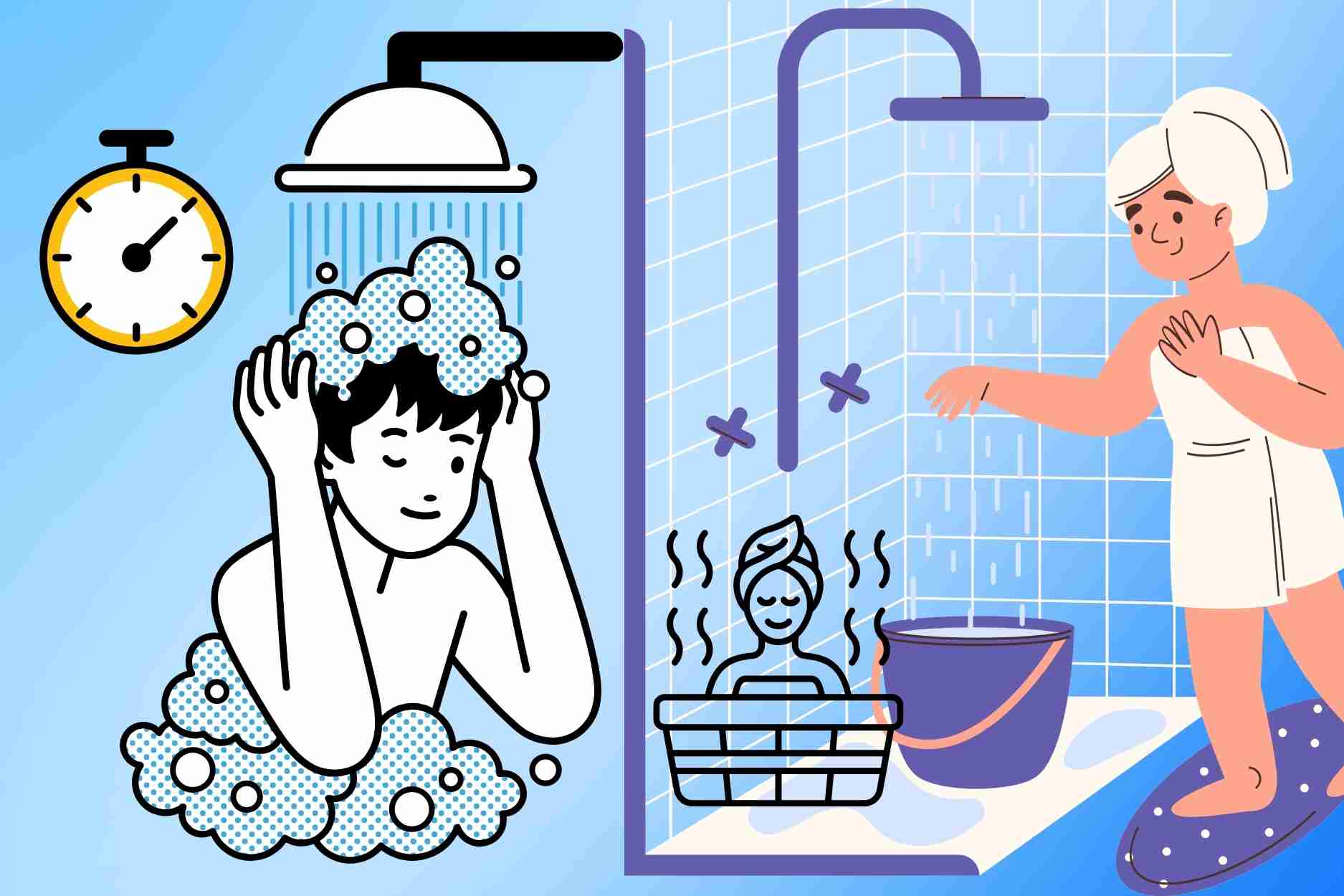 Guidelines on how to bathe safely for people with high blood pressure in winter