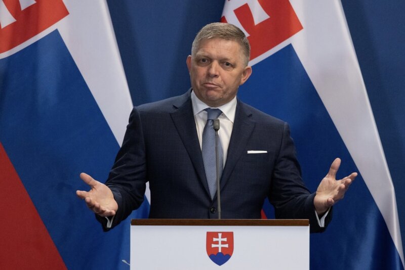 Slovakian Prime Minister Robert Fico said the country would not provide additional funding to Ukraine. Photo: Xinhua