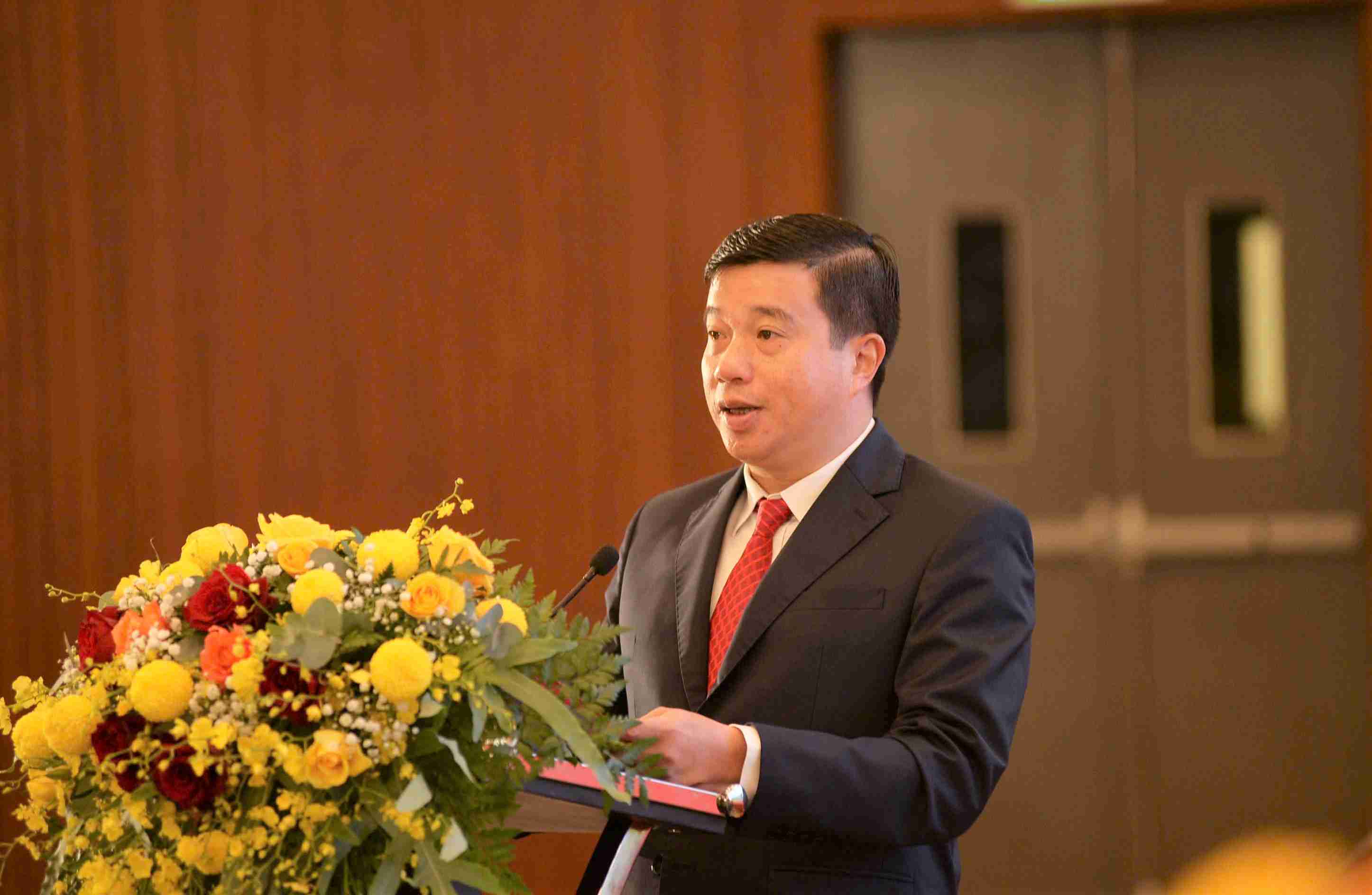 Bi thu Tinh uy Lam Dong Y Thanh Ha Nie Kdam phat bieu tai Hoi thao. Anh: Phuc Khanh 