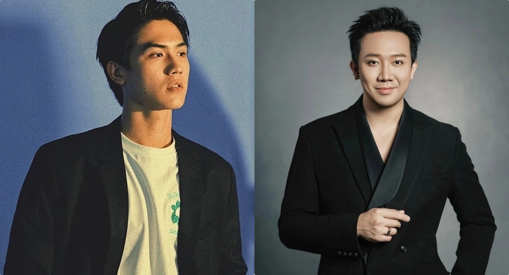 Vo Dien Gia Huy and Tran Thanh. Photo: Film crew.