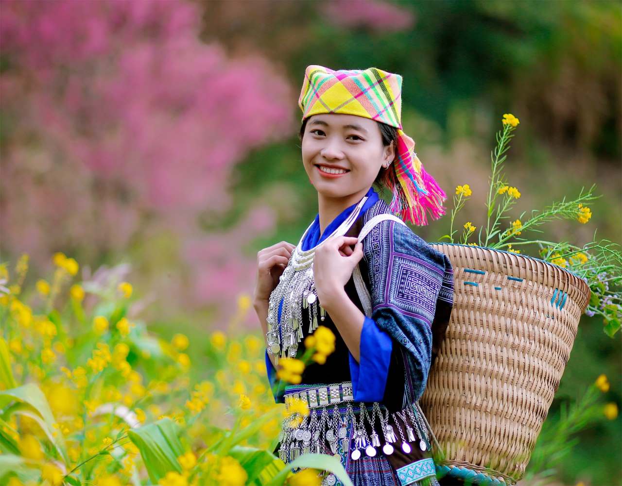 Mua hoa To Day thu hut dong dao du khach den tham quan, checkin. Anh: Van Duc