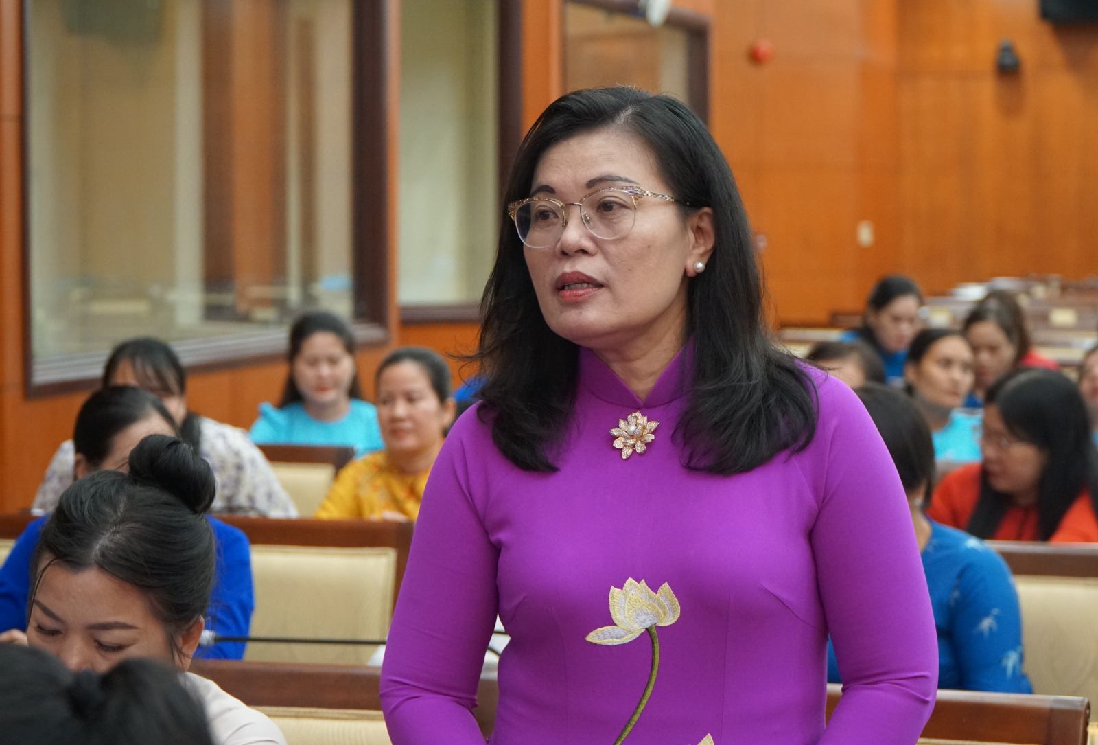 tham gia thao luan. Anh: Thanh Chan