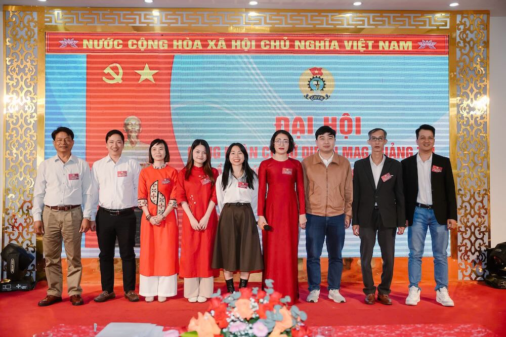 2025-2030 임기 MAG 꽝찌 프로젝트 3기 기초 노동조합 집행위원회 출범. 사진: MAG 꽝찌 프로젝트