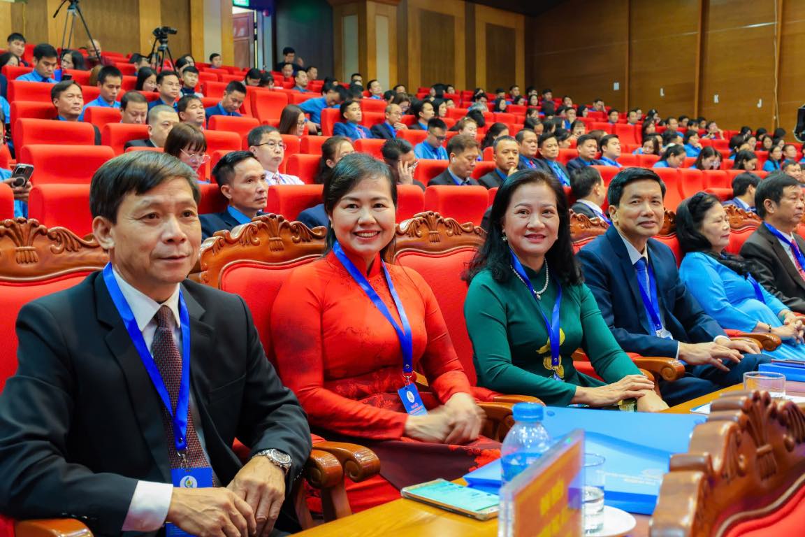 Dai bieu tham du dai hoi. Anh: Bao Han 