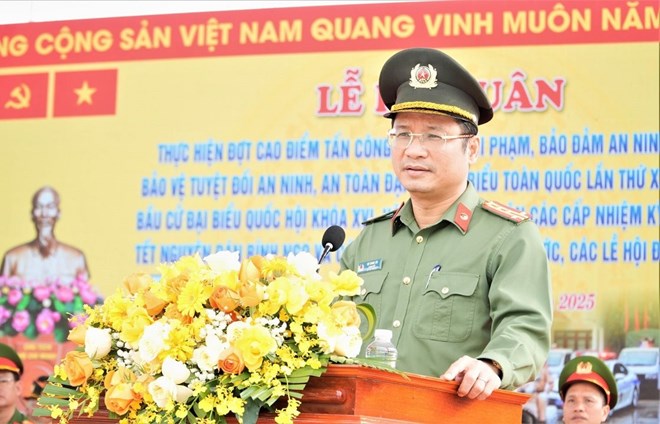 Giám đốc Công an tỉnh Quảng Ngãi được thăng hàm Thiếu tướng