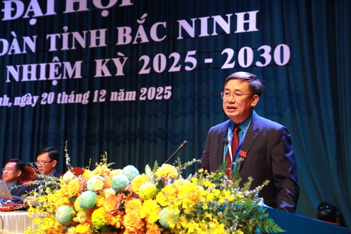 Presidente de la Federacion Laboral de la provincia de Bac Ninh Thach Van Chung. Foto: Bao Han