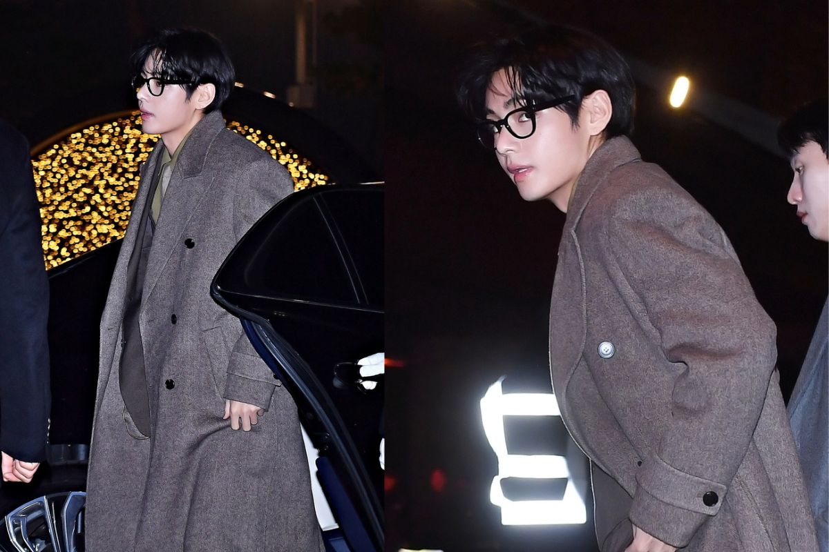 V (BTS) mac lich lam du dam cuoi Kim Woo Bin va Shin Min Ah. Anh: Lotte