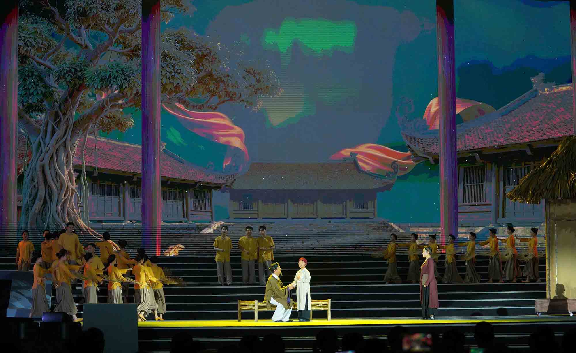 Chuong trinh nghe thuat tai le ki niem. Anh: Tran Tuan.