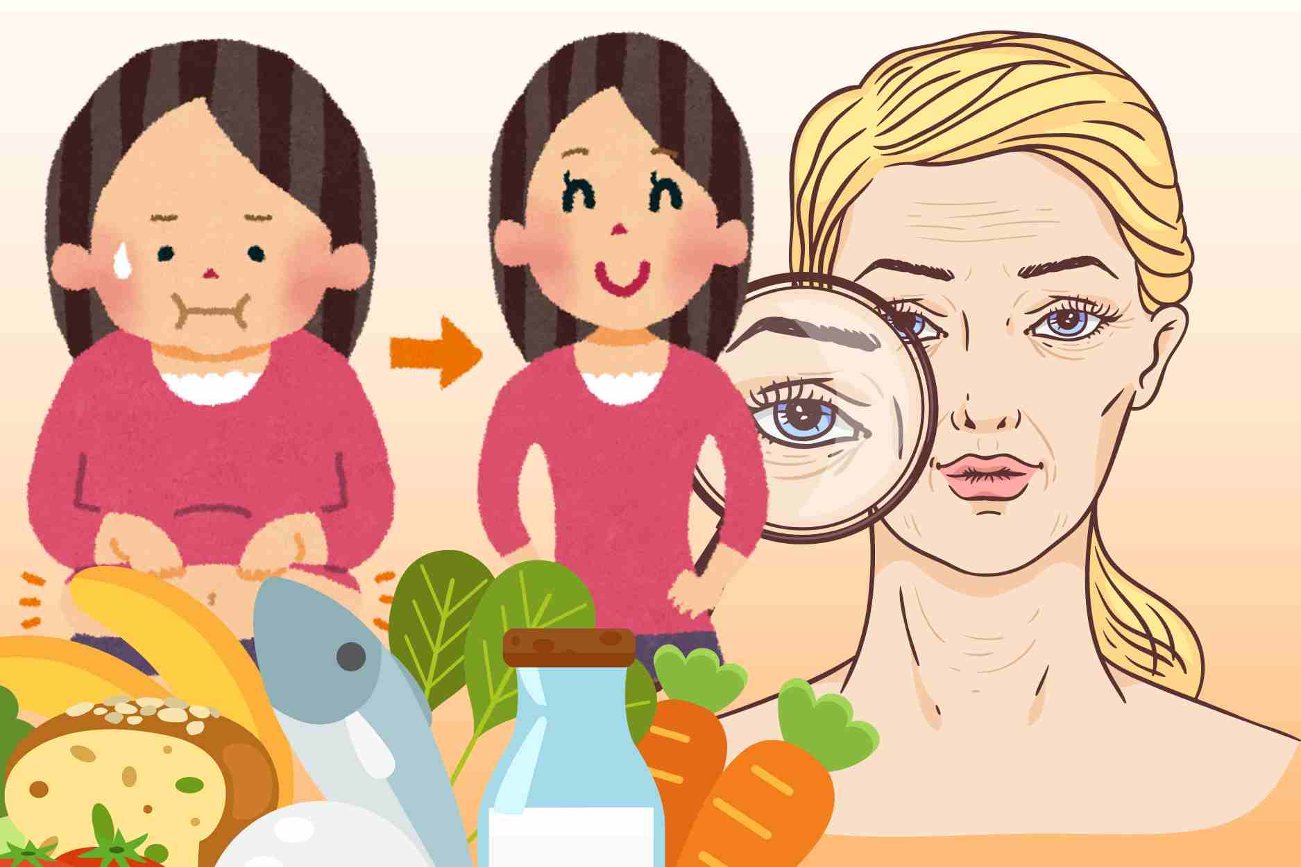 Foods that help women over 40 reduce fat, slow down skin aging