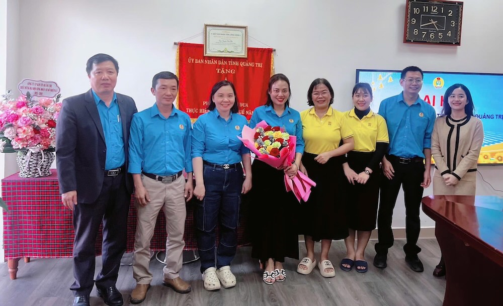 The Trade Union of Kim Tin Quang Tri Joint Stock Company held its 4th Congress for the 2025-2030 term. Photo: Quang Tri Trade Union