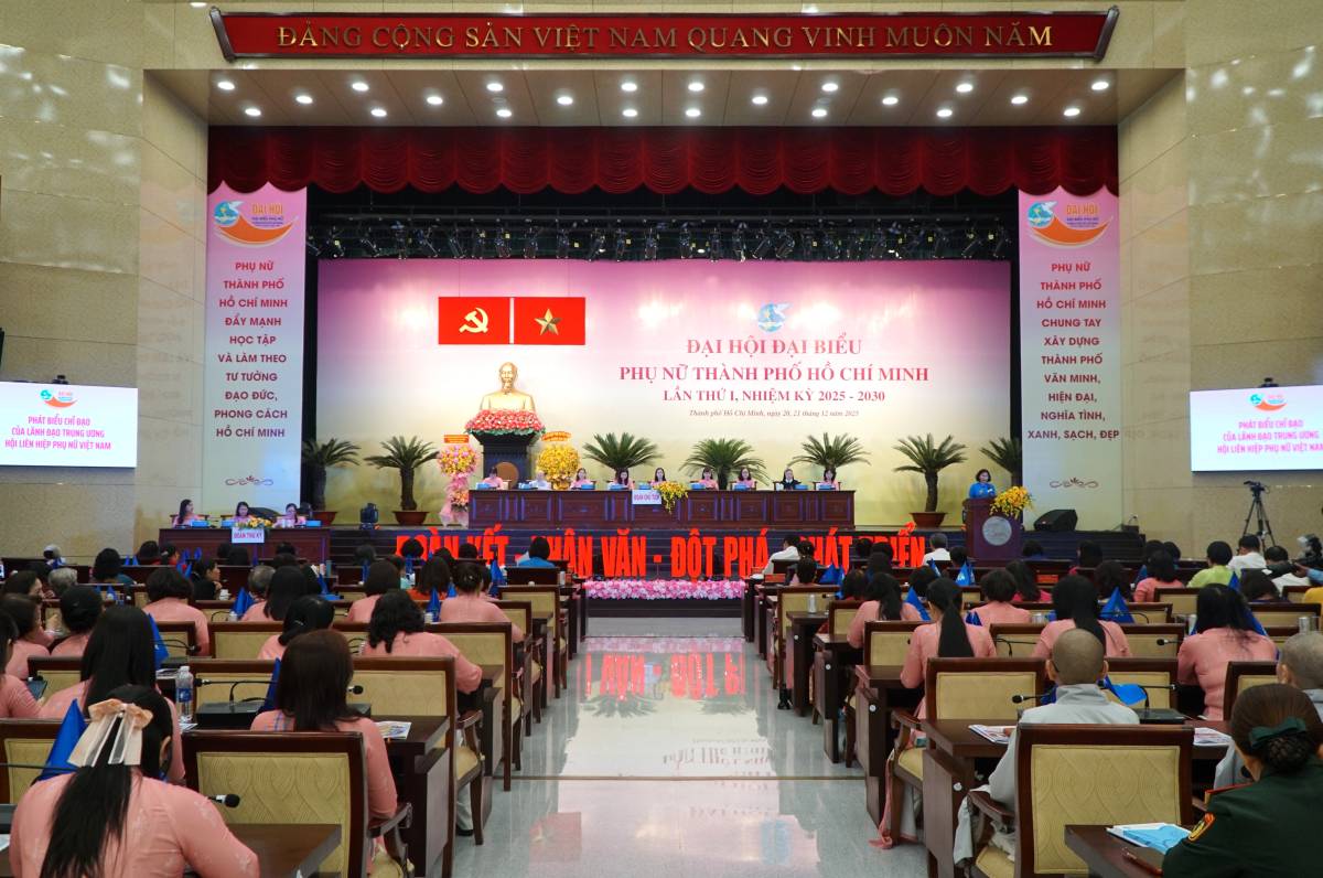 The 1st Ho Chi Minh City Women's Congress. Photo: Thanh Chan