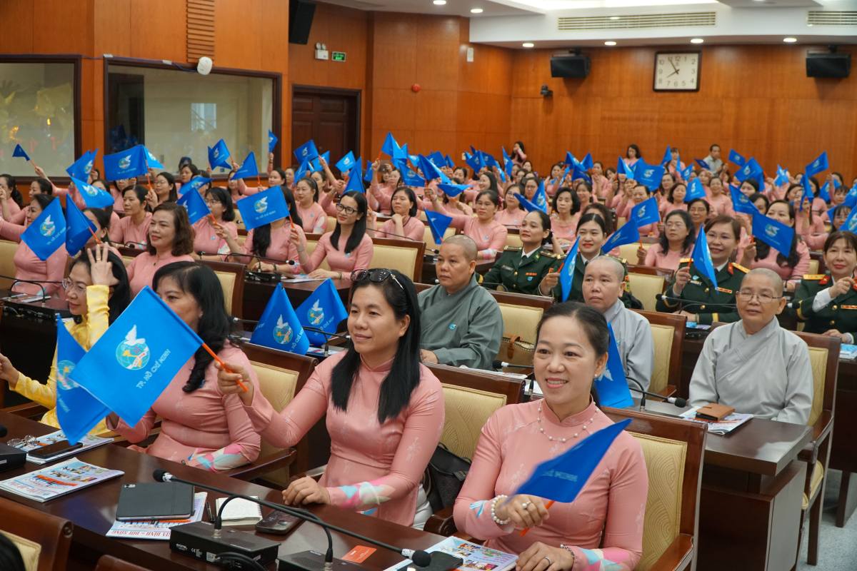 Dai bieu du dai hoi. Anh: Thanh Chan