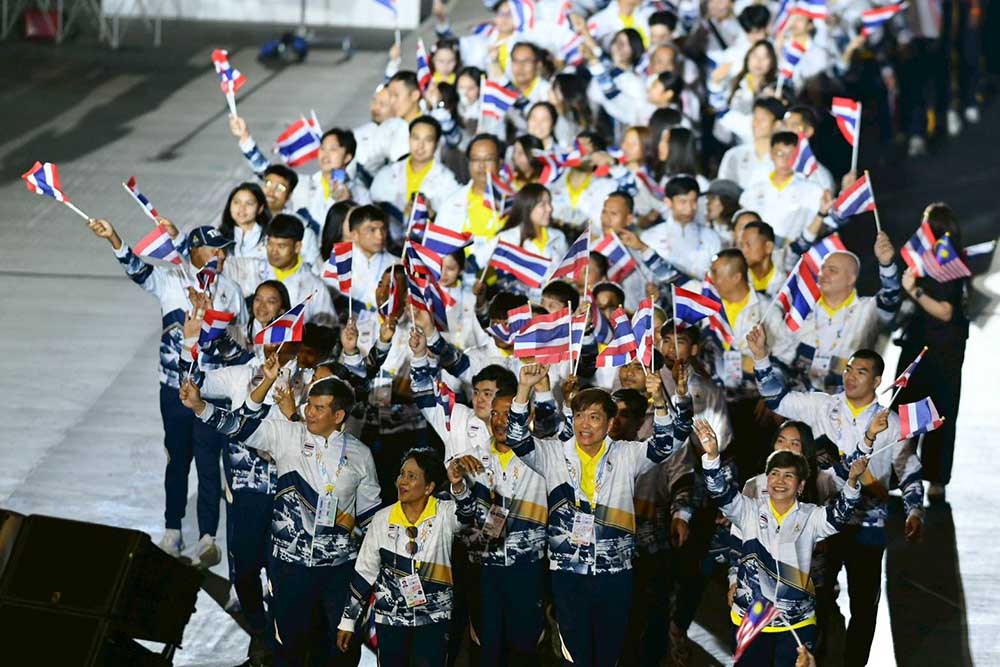 The Thai sports delegation successfully competed at the 33rd SEA Games. Photo: SEA Games 33