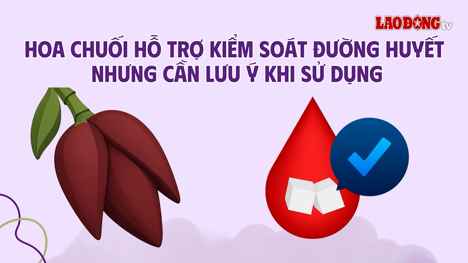 Banana flowers help control blood sugar but need to be careful when using