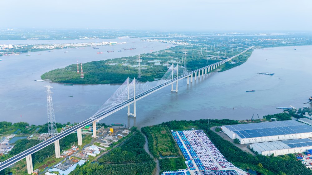  Tuyen cao toc Ben Luc - Long Thanh noi TPHCM - Dong Nai - Tay Ninh dang dan hinh thanh. Ảnh: Anh Tu