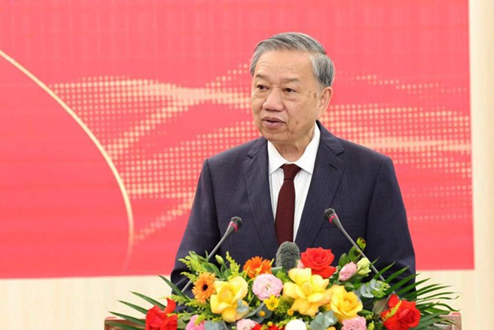 General Secretary of the Central Committee of the Communist Party of Vietnam, Secretary of the Central Military Commission To Lam. Photo: VNA
