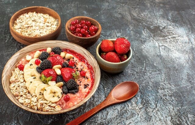 Foods that help oats become more nutritious. Photo: Thuy Duong