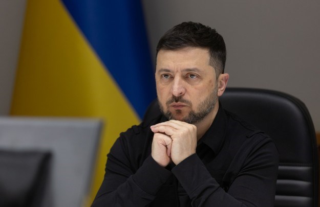 Ukrainian President Volodymyr Zelensky in his speech on the night of November 12. Photo: Office of the President of Ukraine
