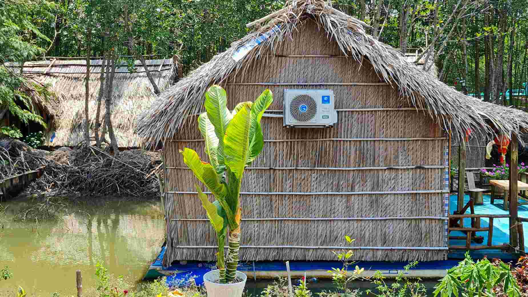 Phong ngu tren mat nuoc tai diem du lich Hoang Hon, Dat Mui. Anh: Nhat Ho