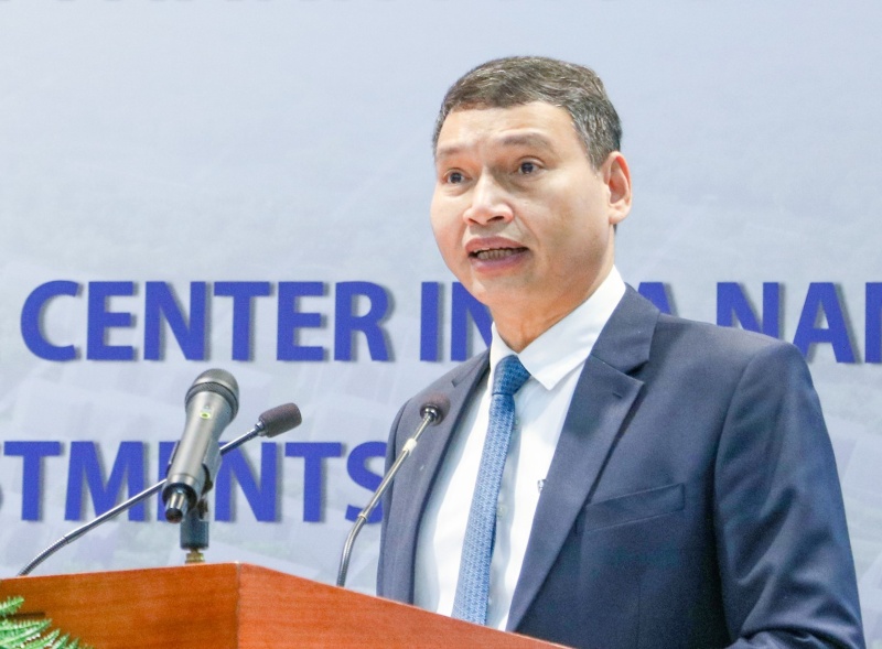 Ong Ho Ky Minh - Pho Chu tich Thuong truc UBND TP.Da Nang kiem nhiem chuc vu Chu tich Co quan dieu hanh Trung tam tai chinh quoc te tai  Da Nang. Anh: M.Quang