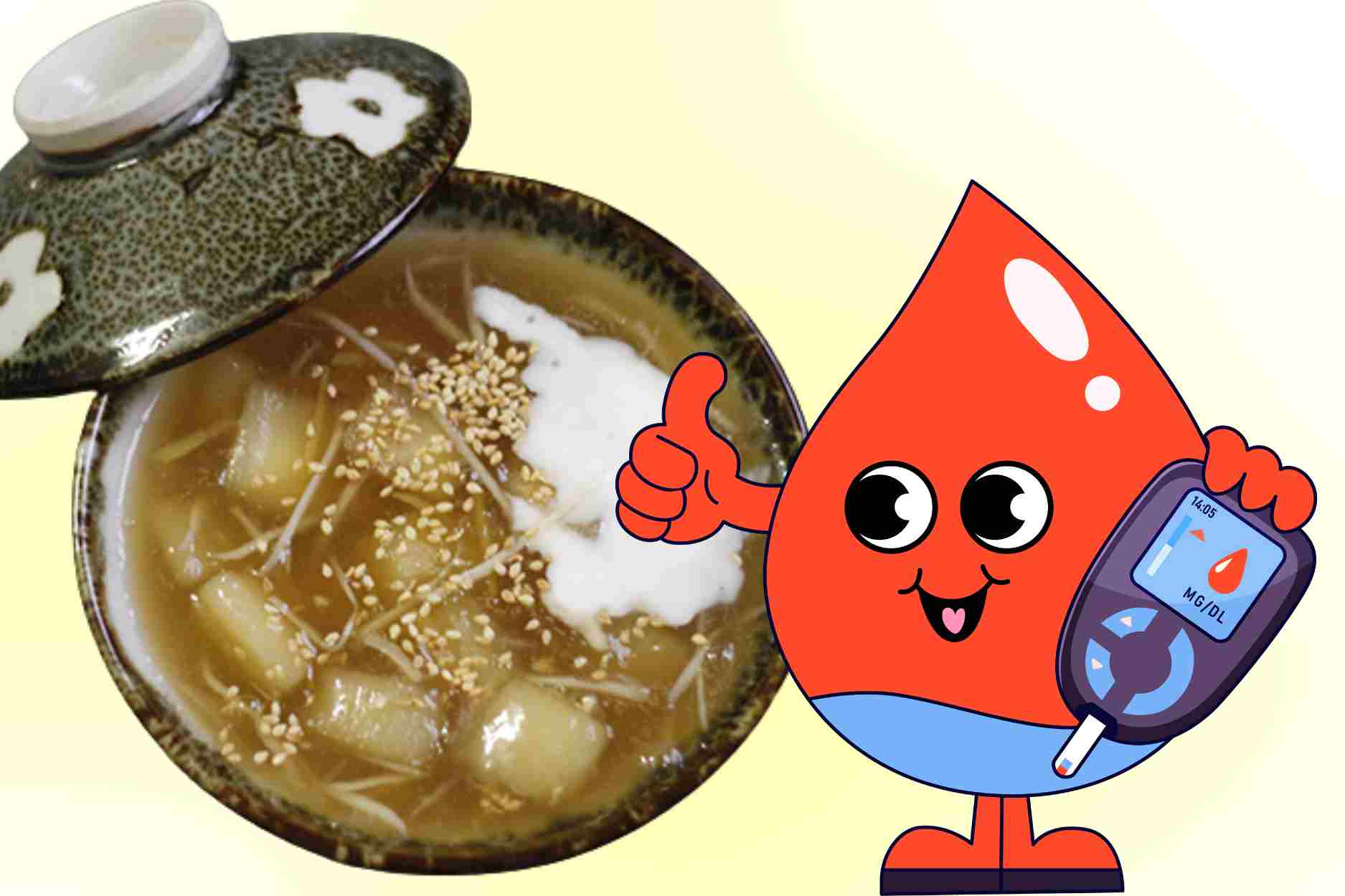 How to cook winter cassava sweet soup safely for people with high blood sugar