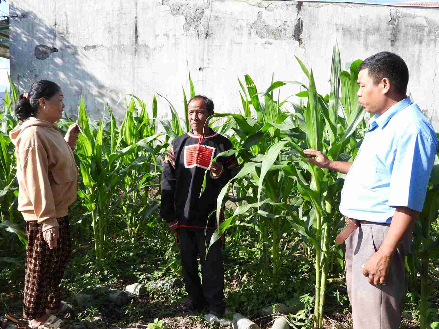 Prestigious people of Krong No commune (Dak Lak province) encourage and support people in difficulty to develop the economy and improve their lives. Photo: Bao Lam