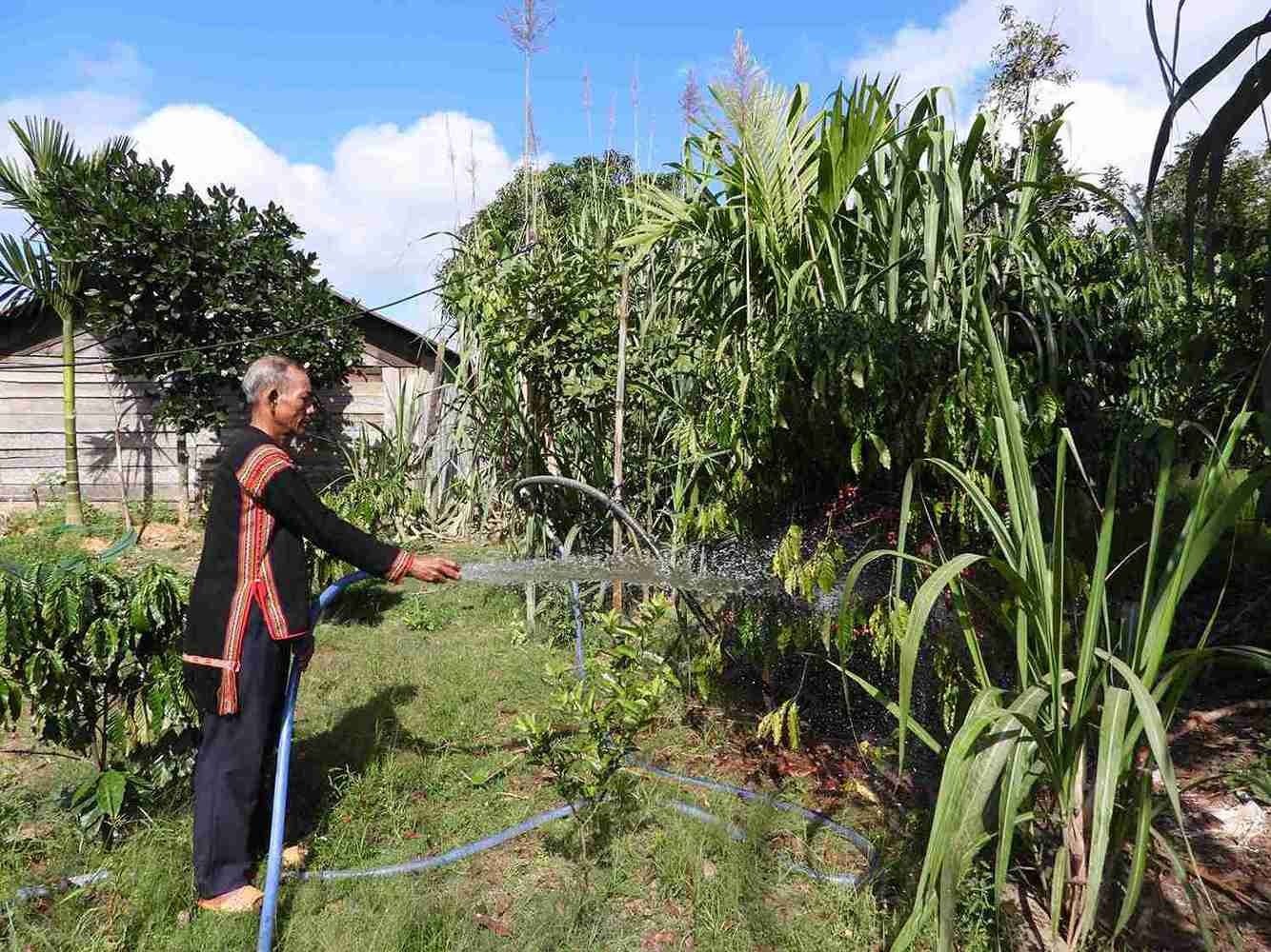 Doi song cua nguoi dan tren dia ban xa ngay cang duoc cai thien. Anh: Bao Lam