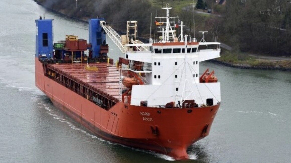 Buque de carga ruso Adler. Foto: VesselFinder