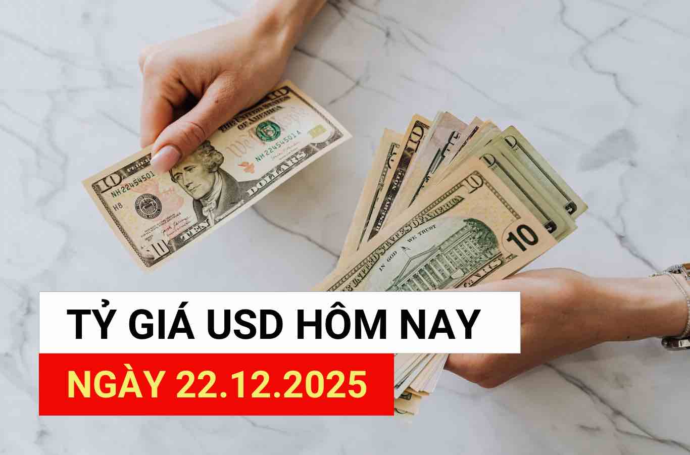 USD exchange rate today, December 22: flat