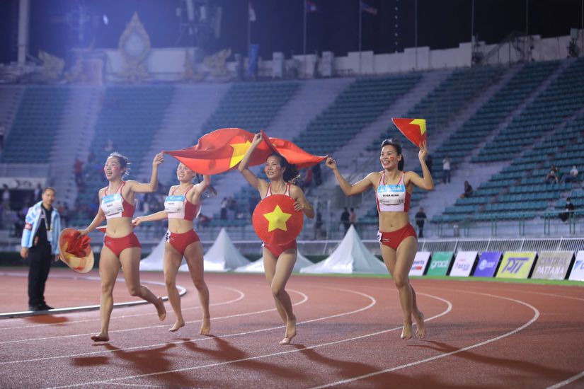 The 4x400m relay team is the hope of Vietnamese sports at the 20th ASIAD in 2026. Photo: Minh Dan