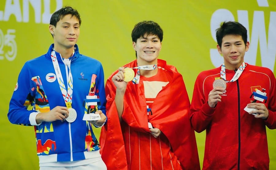 Tran Hung Nguyen da co tam huy chuong vang quan trong tai Thai Lan. Anh: Minh Dan