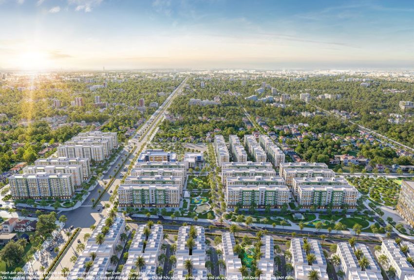 Boutique Home nam trong khu do thi Happy Home Trang Cat, bao quanh la 59 tien ich da dang 