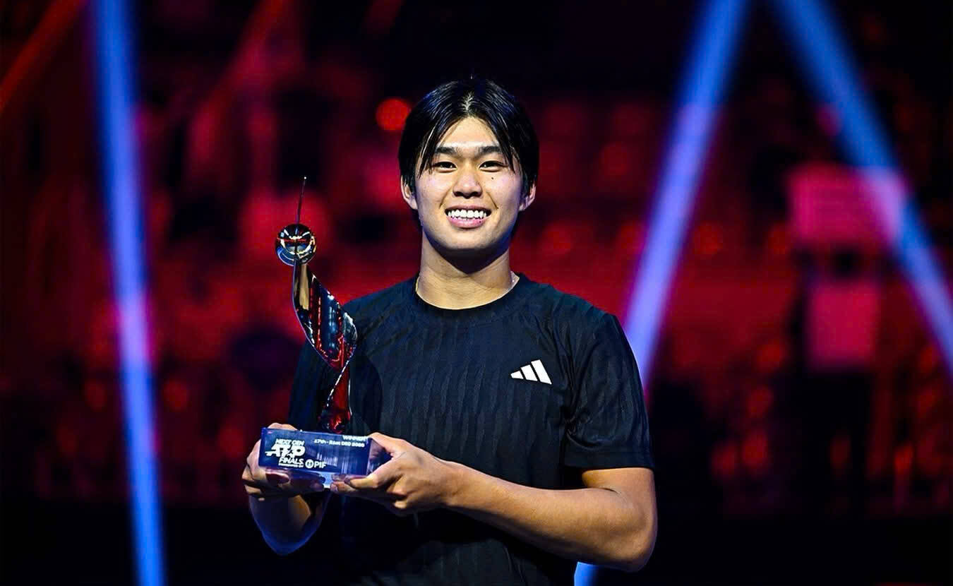 Tennis player Learner Tien won the Next Gen Finals 2025. Photo: ATP Tour