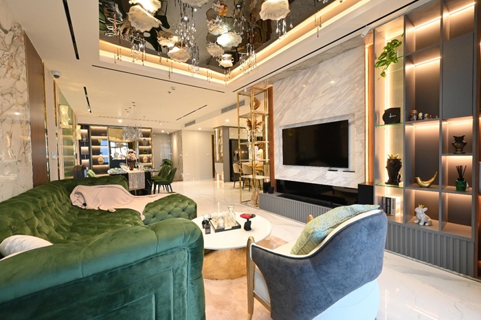 Khong gian rong rai, ket noi giua cac phong tai du an Kieu by KITA cho nguoi mua cam giac mong muon so huu va bay tri theo y thich (Anh: KITA Group)