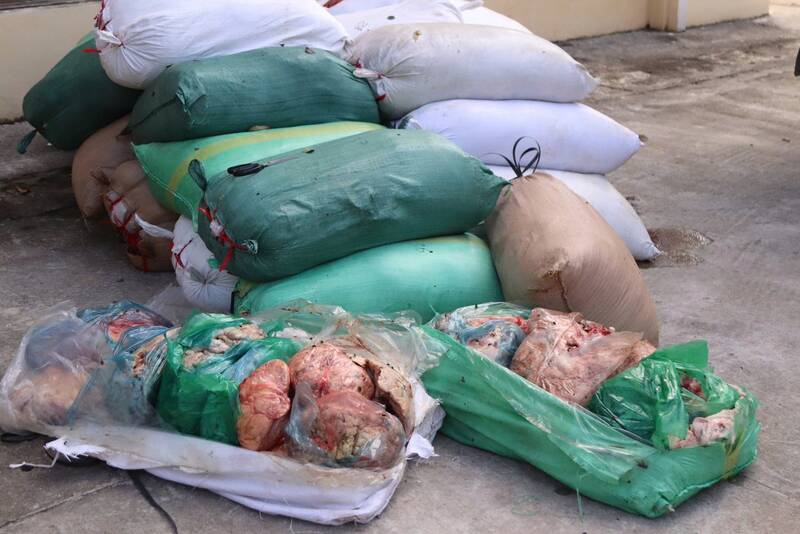 So tang vat thu giu boc mui hoi thoi. Anh: Cong an tinh Son La