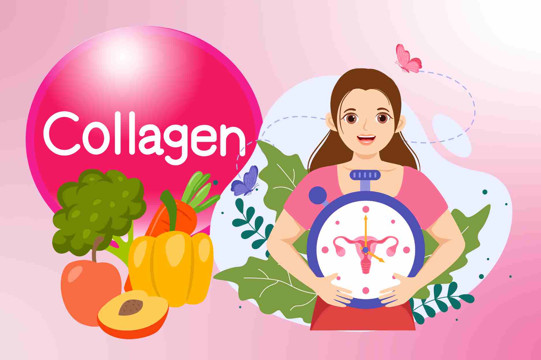 Foods that help increase collagen production, balance hormones for women