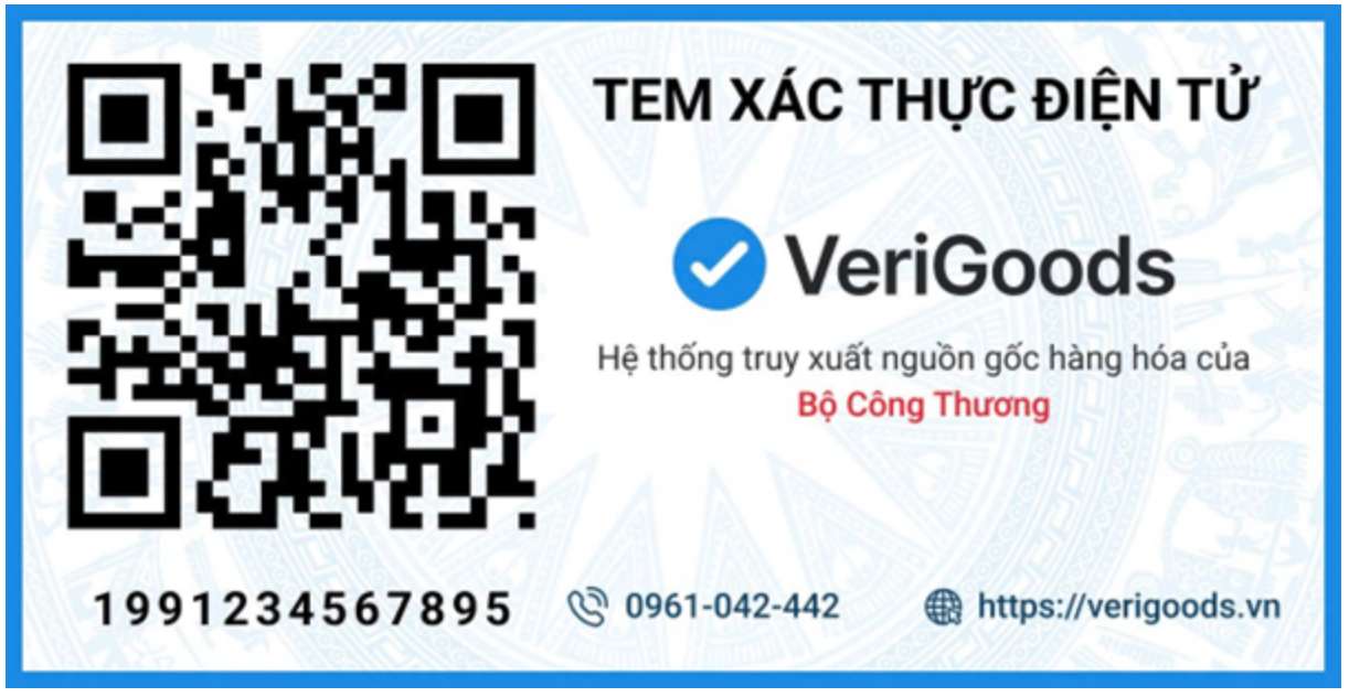 Ma va tem xac thuc dien tu ma doanh nghiep se duoc cap va gan len san pham. Nguon: Bo Cong Thuong