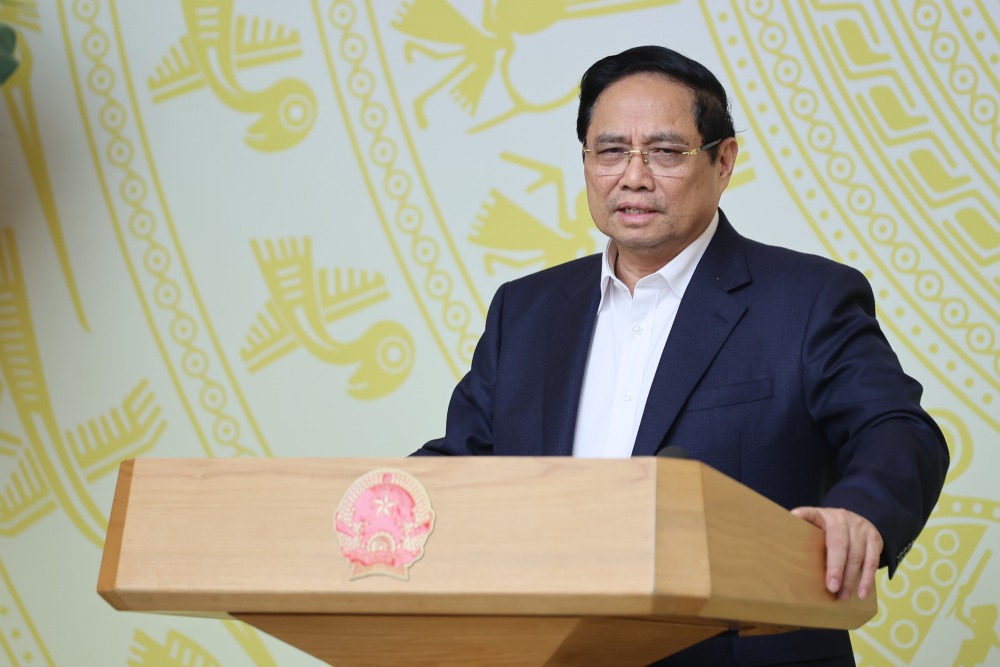 Politburo member and Prime Minister Pham Minh Chinh emphasized that the Patriotic Emulation Congress arouses the strength of the great national unity bloc, opening a new emulation phase. Photo: Nhat Bac