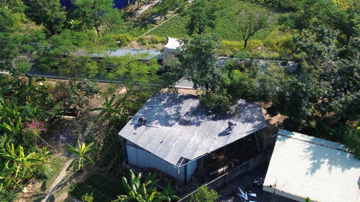 The violating project at Le Ich Moc mountain range. Photo: Phuong Le Ich Moc - Hai Phong City