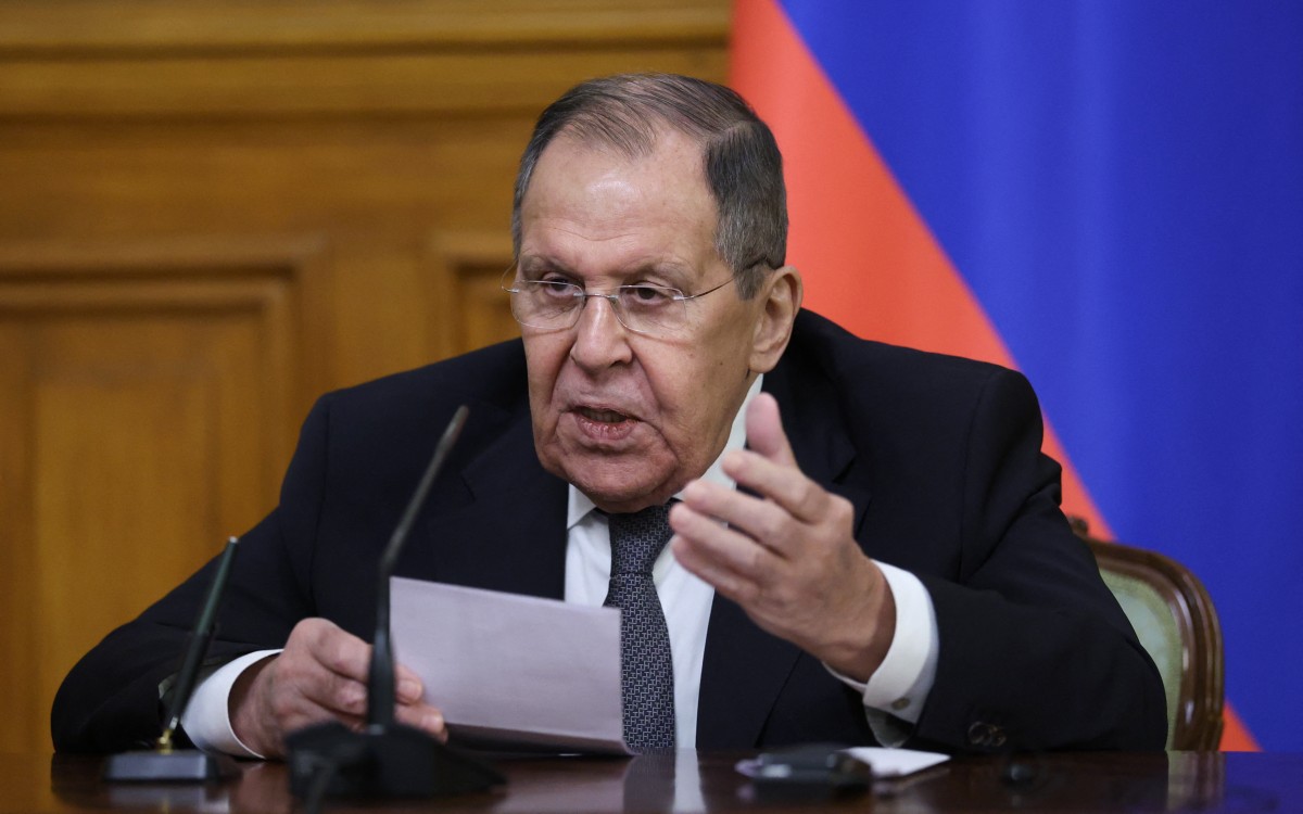 El ministro de Relaciones Exteriores de Venezuela Yvan Gil Pinto hablo por telefono con su homologo ruso Sergei Lavrov (foto) el 22 de diciembre. Foto: AFP