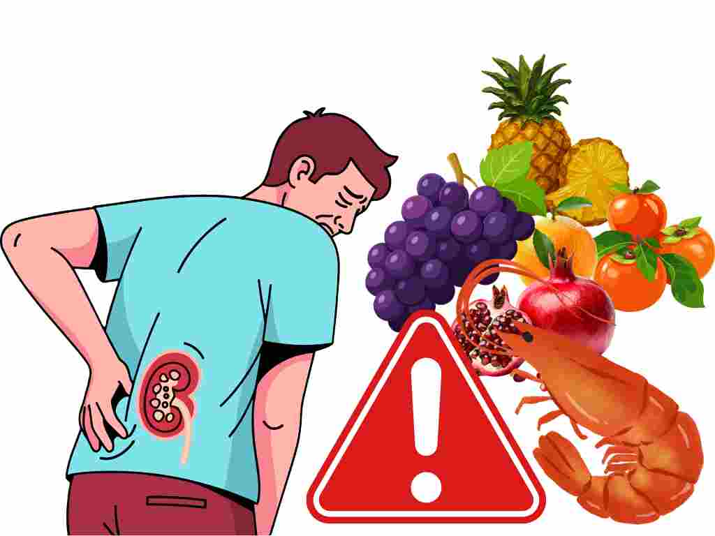 People with kidney disease should pay attention when eating shrimp with fruit. Graphics: Ha May