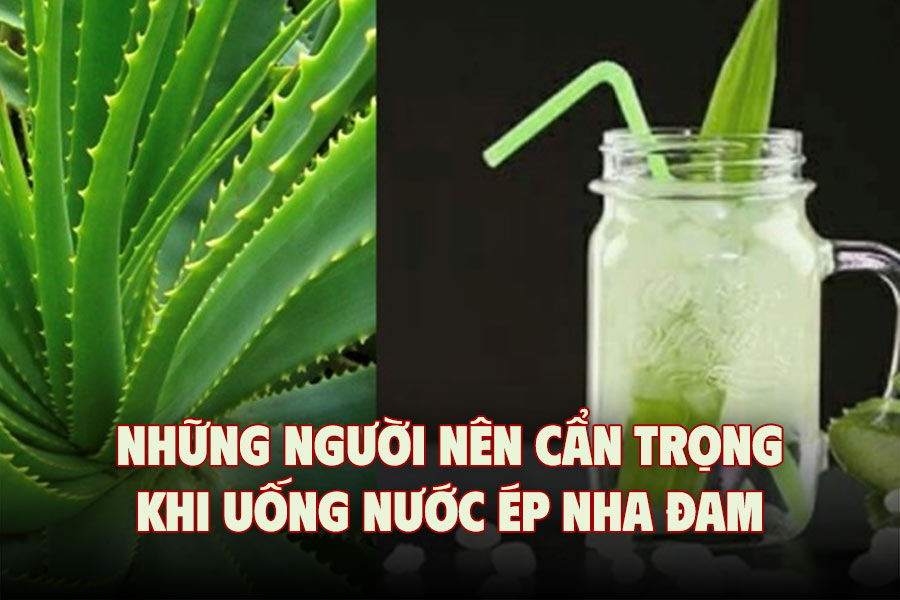 People who should be careful when drinking aloe vera juice