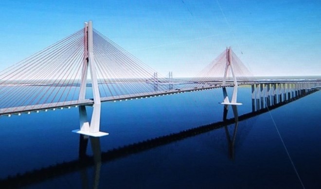 Perspective of Cat Lai Bridge connecting Ho Chi Minh City and Dong Nai. Photo: Department of Construction of Dong Nai province