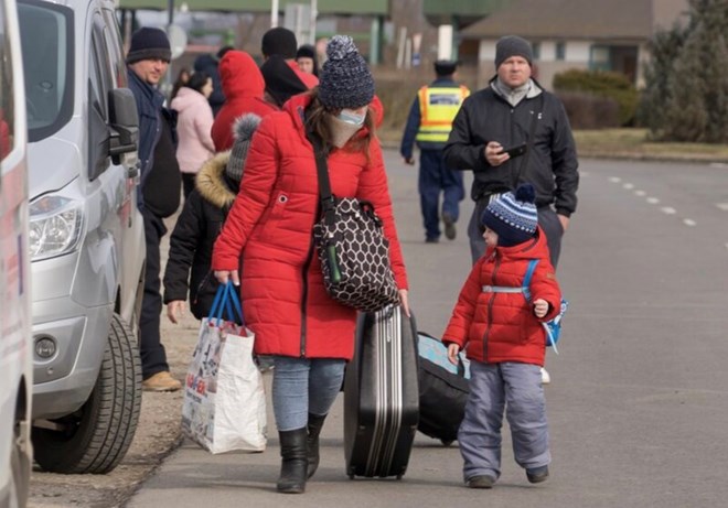 Millones de refugiados ucranianos viven en paises de la UE el Reino Unido y Estados Unidos. Foto: Xinhua